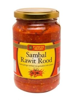 FlOWERBRAND - SAMBAL RAWIT ROOD 375 GR