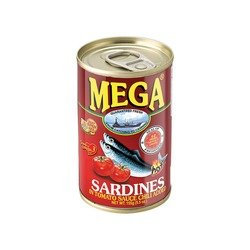 MEGA SARDINES IN TOMATO SAUCE CHILLI