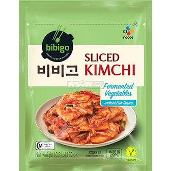 SLICED KIMCHI BIBIGO 150 GRAM