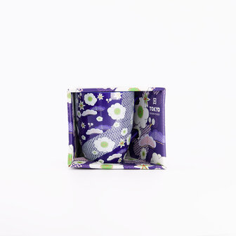 TOKYO DESIGN STUDIO- KAWAII FLOWER MUG W/GIFTBOX BLUE 8.5X10,2CM 300ML