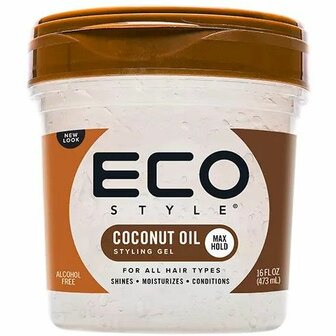 ECO STYLE - STYLING GEL COCONUT OIL 16OZ