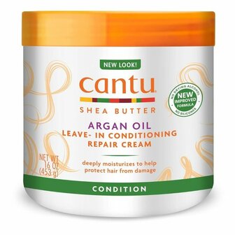 CANTU -  SHEA BUTTER ARGAN OIL  LEAVE IN CONDITIONING REPAIR CREAM 16OZ