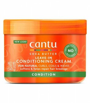 CANTU -  SHEA BUTTER NATURAL HAIR  LEAVE IN CONDITIONING CREAM 12OZ