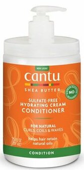 CANTU - SHEA BUTTER NATURAL HAIR - SULFATE FREE HYDRATING CREAM CONDITIONER 25OZ.XL