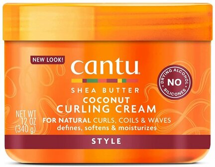 CANTU - SHEA BUTTER NATURAL HAIR COCONUT CURLING CREAM 12OZ