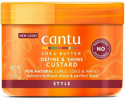 CANTU - SHEA BUTTER NATURAL SHINE CUSTARD 12OZ