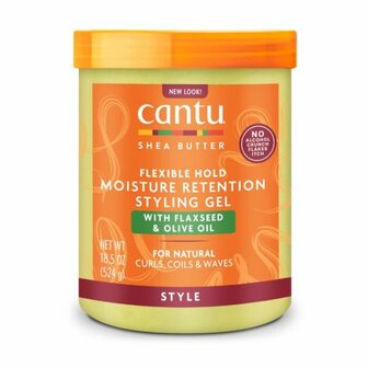 CANTU - SHEA BUTTER- STYLING GEL FLAXSEED / OLIVE 18,25OZ