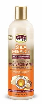 AFRICAN PRIDE - SHEA MIRACLE - SILKY CURLS MOISTURIZER 12OZ