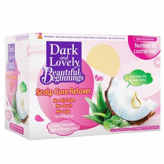 DARK &amp; LOVELY - BEAUTYFULL BEGINNING RELAXER KIT REGULAR PINK