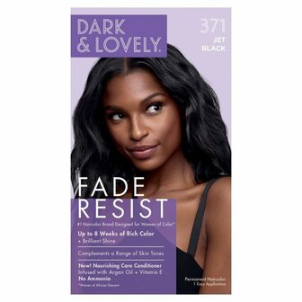 DARK &amp; LOVELY - COLOR JET BLACK 371