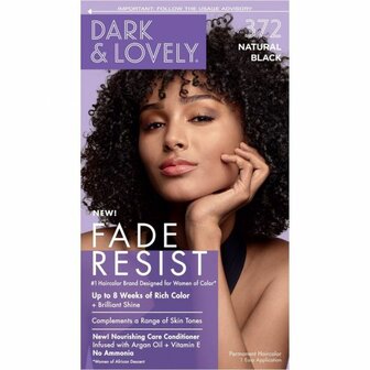 DARK &amp; LOVELY - COLOR NATURAL BLACK 372