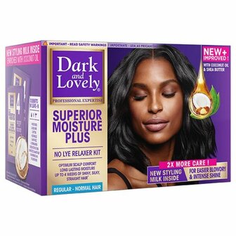 DARK &amp; LOVELY - MOISTURE PLUS RELAXER KIT REGULAR