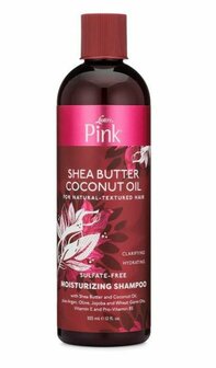 LUSTER&#039;S - PINK SHEA BUTTER COCONUT SULFATE FREE SHAMPOO 12OZ