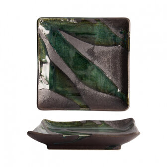 TOKYO DESIGN STUDIO - GREEN GREY SERIES PLATE 18X18CM