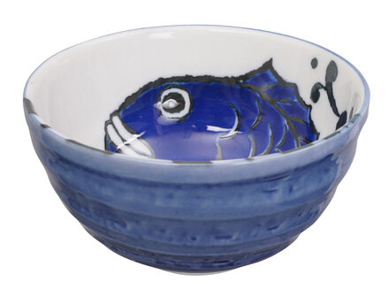 TOKYO DESIGN STUDIO - Seafood Bowl 15.8x8.1cm 950ml Snapper Blue LB567/TB 4/32