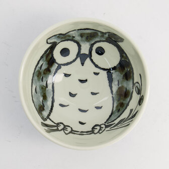 TOKYO DESIGN STUDIO - Kawaii Rice Bowl Owl 13x7.4cm 400ml Pink 5/60