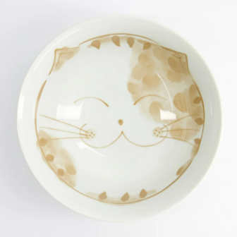 TOKYO DESIGN STUDIO - Kawaii Ramen Bowl Fuku Cat Neko Green 20.7x8cmh 1000ml MU-8008/D 3/36