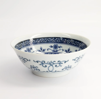 TOKYO DESIGN STUDIO - Mixed Bowls Ramenbowl Set 19x7.5cm 1000ml Peony TH578/1 4/32, Flower TH578/6 4/32