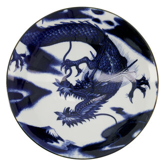 TOKYO DESIGN STUDIO - Japonism Dragon Menbachi Bowl 25.2x7.7cm 1600ml Blue 3/24