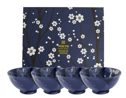 TOKYO DESIGN STUDIO &ndash; Blue Sakura &ndash; Tayokommen Set &ndash; 16x8cm &ndash; 600ml