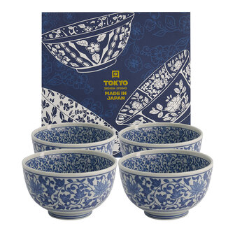 TOKYO DESIGN STUDIO - Mixed Bowls 4pcs Bowl Giftset 13.2x7.2cm 500ml 21915 1/6