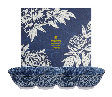 TOKYO DESIGN STUDIO - Mixed Bowls 4pcs Bowl Giftset 14.8x6.8cm 550ml 22574 7B 1/6