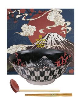 TOKYO DESIGN STUDIO - Ramen Bowl in Gift Box, Mixed Bowls Senshi, &Oslash; 20,3 x 8 cm (1000 ml), Item No. 22533