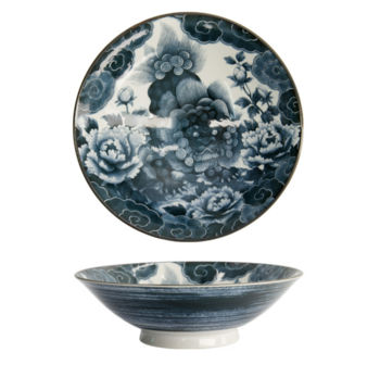 TOKYO DESIGN STUDIO - Japonism Bowl, Lion, Darkgrey, &Oslash; 25.2 x 7.7 cm, Item No. 22521