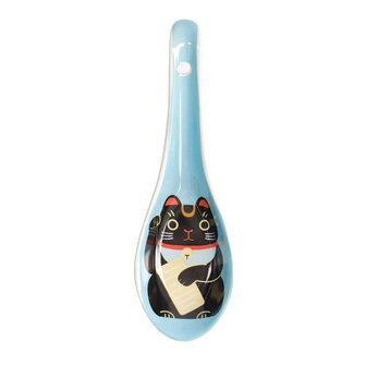 TOKYO DESIGN STUDIO - Kawaii Japan Spoon Blue 13.8x4.8cm 21684 12/144