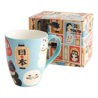 TOKYO DESIGN STUDIO - Kawaii Japan-A Mug W/Giftbox 8.5x10.2cm 380ml 21529 1/36