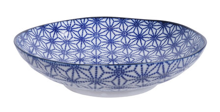 TOKYO DESIGN STUDIO - Nippon Blue Pasta Plate 21x5.2cm Star YW-07/F 3/36