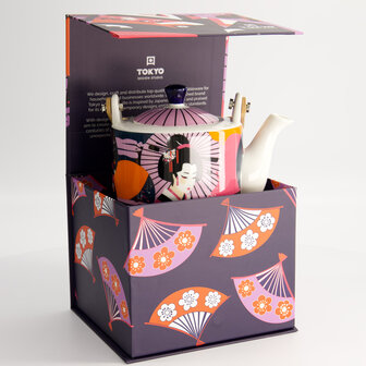 TOKYO DESIGN STUDIO - Kawaii Maiko Tea Pot Giftset 0.8lt 1/12