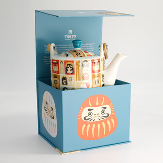 TOKYO DESIGN STUDIO - Kawaii Japan Tea Pot Giftset 0.8lt 1/12