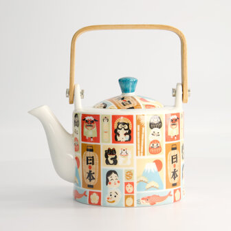 TOKYO DESIGN STUDIO - Kawaii Japan Tea Pot Giftset 0.8lt 1/12