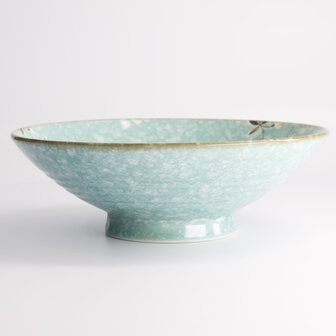 TOKYO DESIGN STUDIO - Light Blue Sakura Bowl 24x8cm 1400ml 3/18