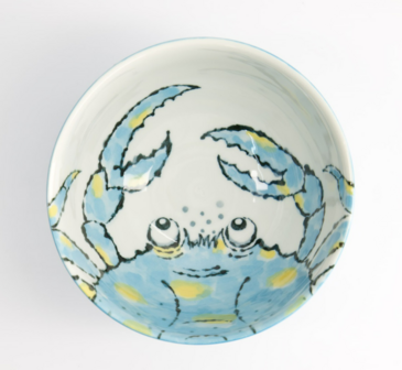 TOKYO DESIGN STUDIO - Seafood Bowl 15.8x8.1cm 950ml Crab Light Blue 4/32