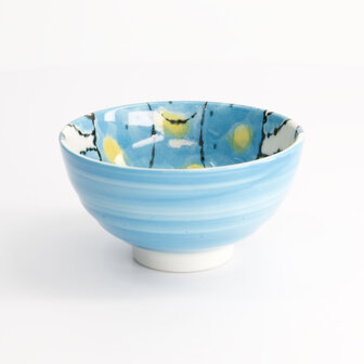 TOKYO DESIGN STUDIO - Seafood Rice Bowl 11.2x6.2cm 300ml Crab Light Blue 6/96