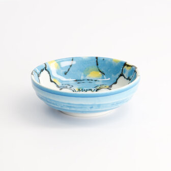 TOKYO DESIGN STUDIO - Seafood Dish 9.5x3cm 150ml Crab Light Blue 12/192