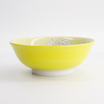 TOKYO DESIGN STUDIO - Sakura Yellow Ramen Bowl 19.5x7.5cm 4/32