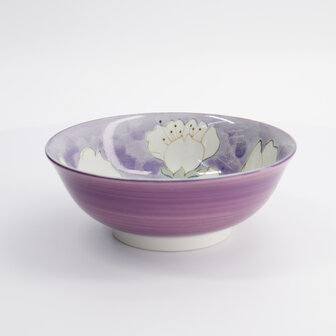 TOKYO DESIGN STUDIO - Sakura Purple Ramen Bowl 19.5x7.5cm 4/32