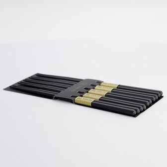 TOKYO DESIGN STUDIO - Chopstick Set/5 Polymer Glassfibre Pentagon Shape A4-D287 10/100