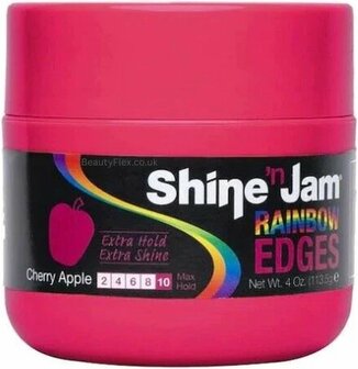 Ampro Shine &#039;n Jam Rainbow Edges Cherry Apple 4oz