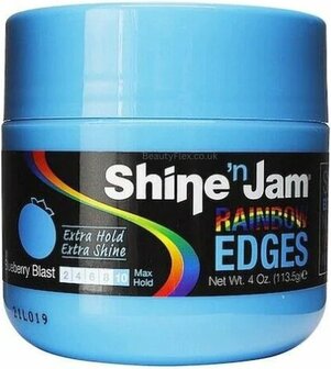 Ampro Shine &#039;n Jam Rainbow Edges Blueberry Blast 4oz