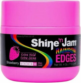 Ampro Shine &#039;n Jam Rainbow Edges Strawberry 4oz