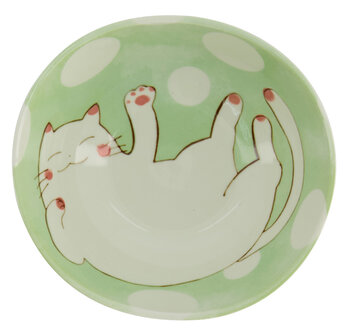 TOKYO DESIGN STUDIO - Neko Maruke Cat Bowl 14.1x13x4.9cm 330ml 54005001 6/96