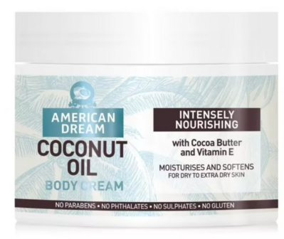 American Dream Coconut Oil Body Cream 500ml