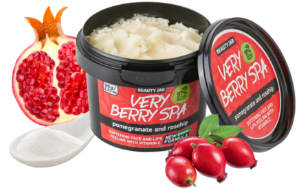 BEAUTY JAR - Gezicht &amp; Lip Scrub &quot;Very Berry Spa&quot;