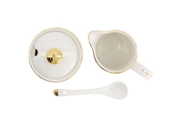 TOKYO DESIGN STUDIO - NIPPON WHITE GOLD RIM MILK AND SUGAR GIFTSET 