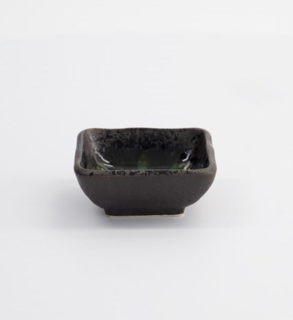  TOKYO DESIGN STUDIO - SOY SAUCE DISH 7.5X3CM BLACK/GREEN