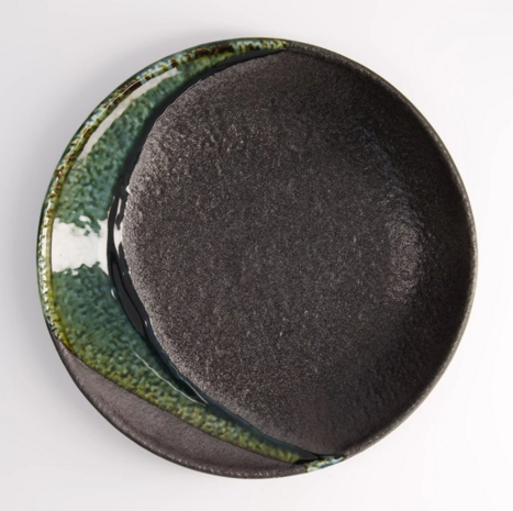 TOKYO DESIGN STUDIO - GREEN GREY SERIES PLATE 26CM MS-6357